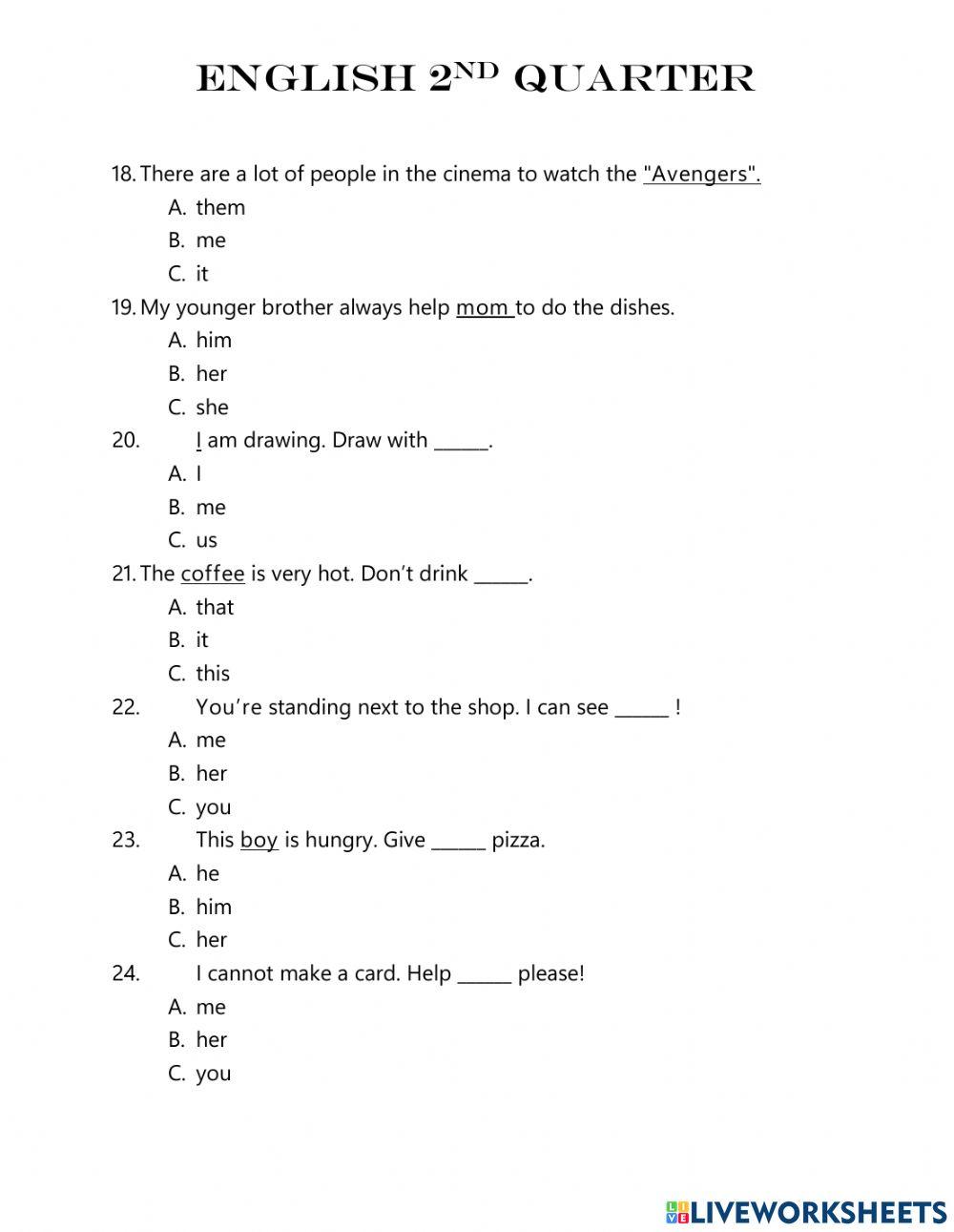 English 2 English 2