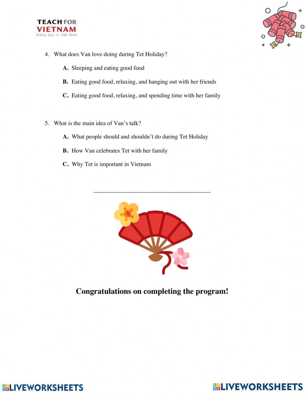 G8 End term listening test