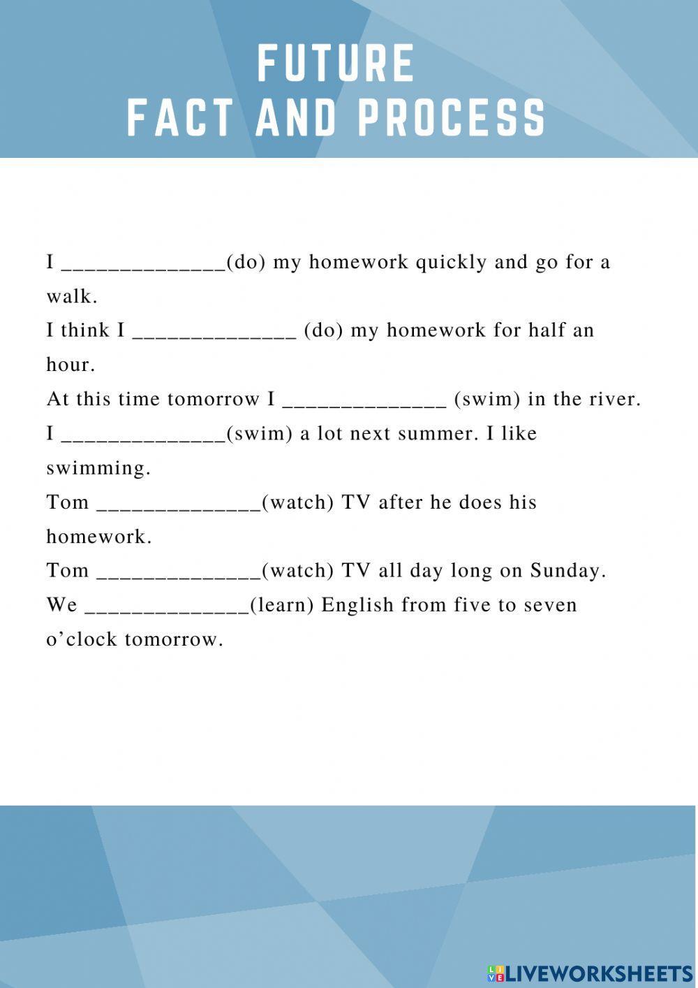 Future simple and continuous