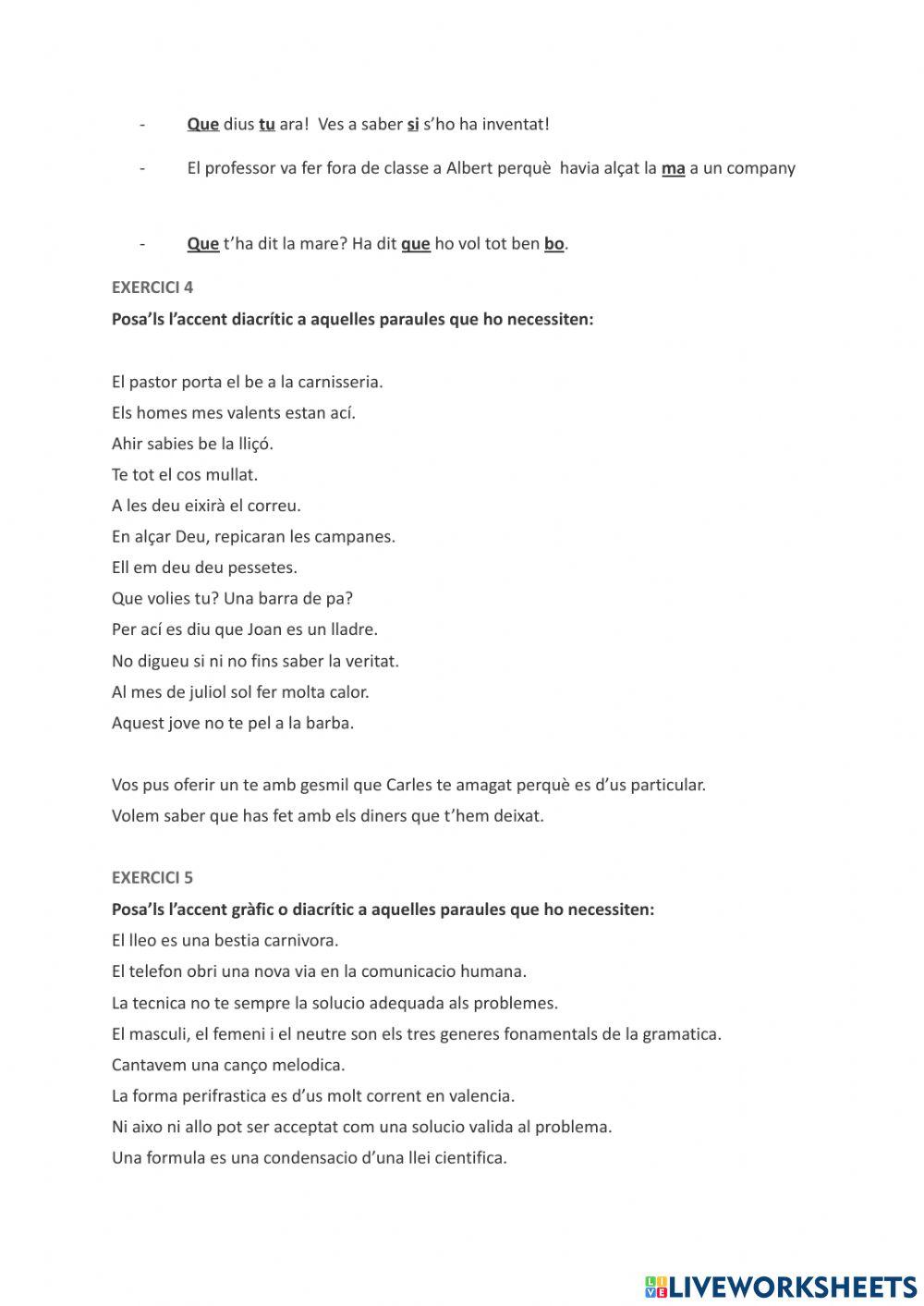 Prova objectiva accentuació