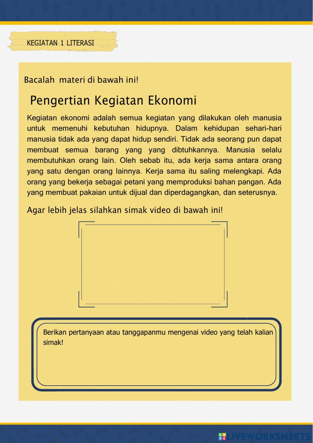 LKPD Kegiatan Ekonomi