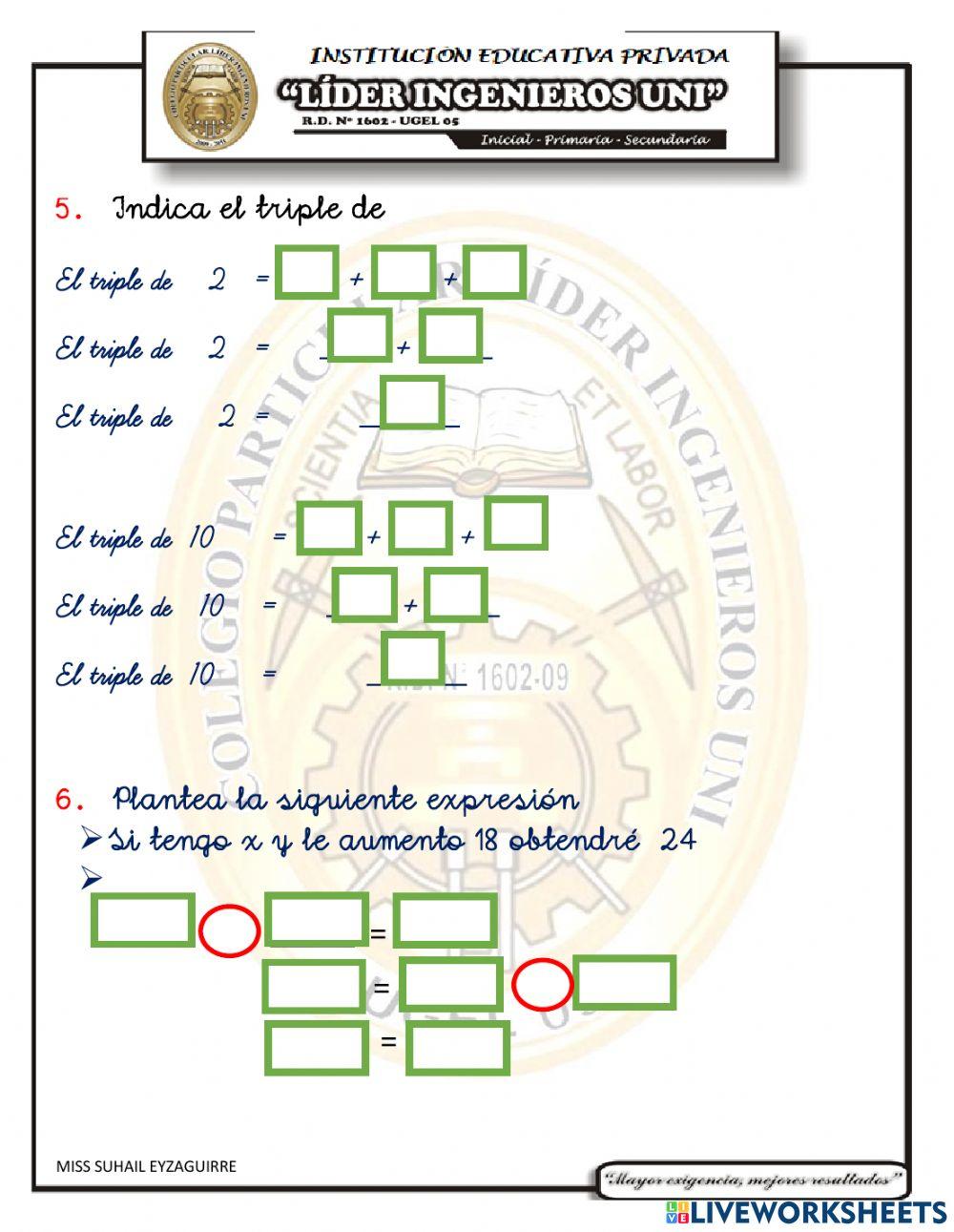 Examen mensual viii unidad algebra y geometria