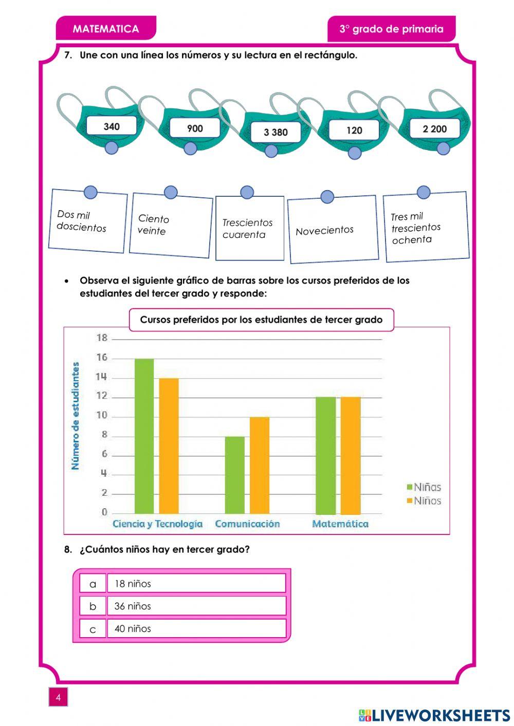 Evalueción Matemática