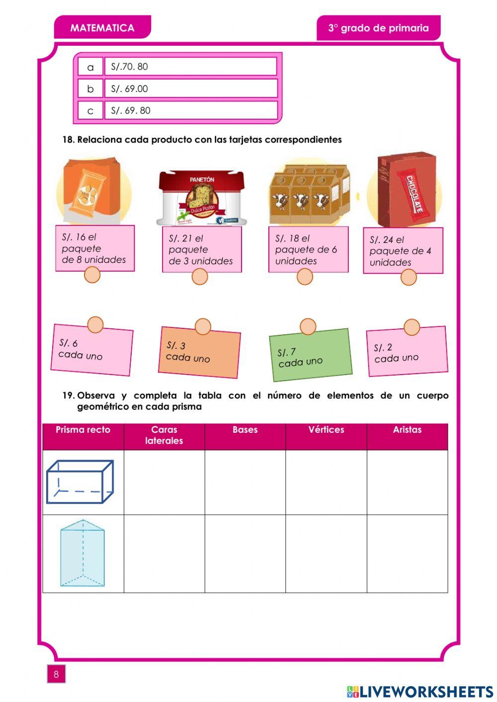 Evalueción Matemática