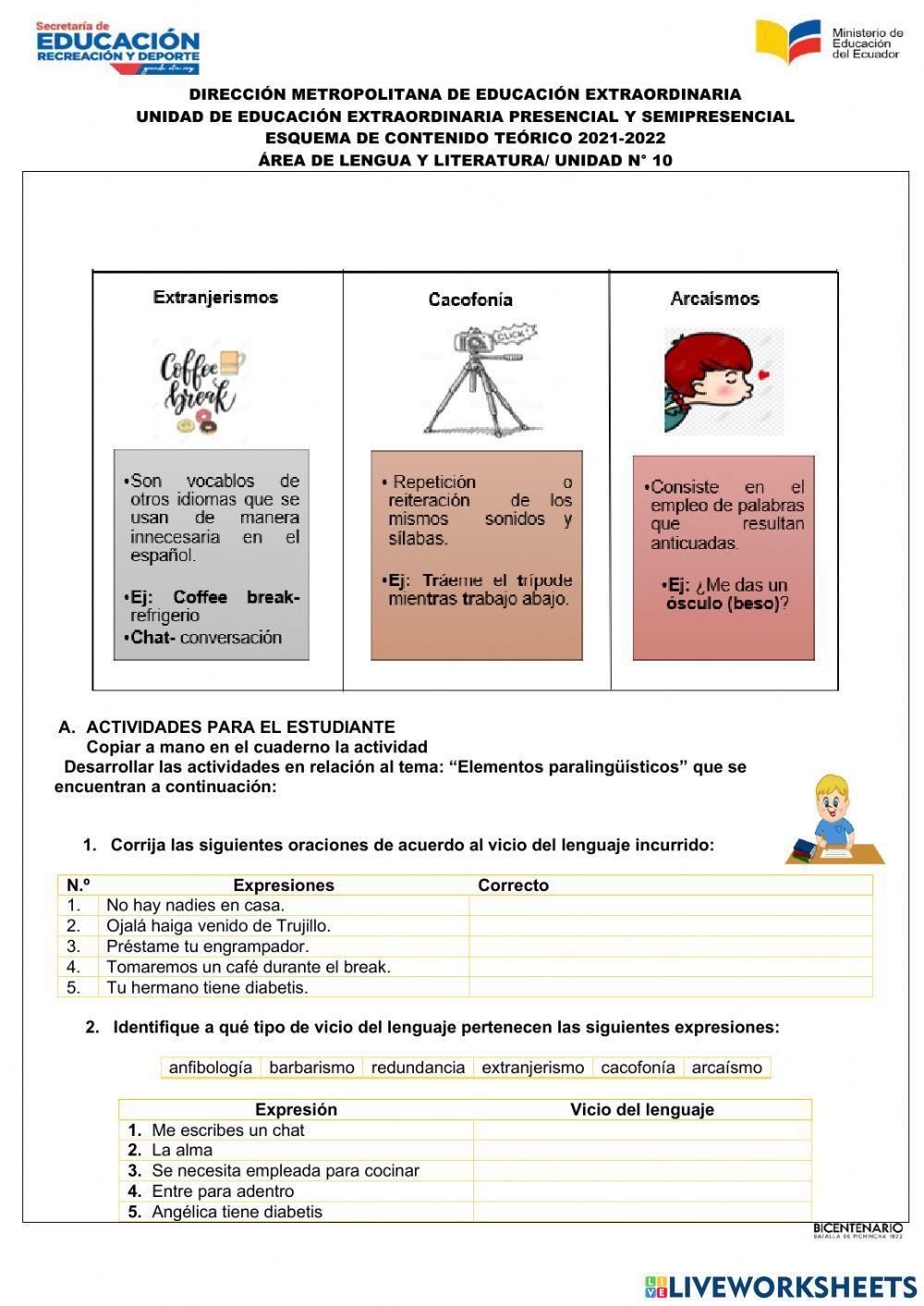 10.Vicios del lenguaje