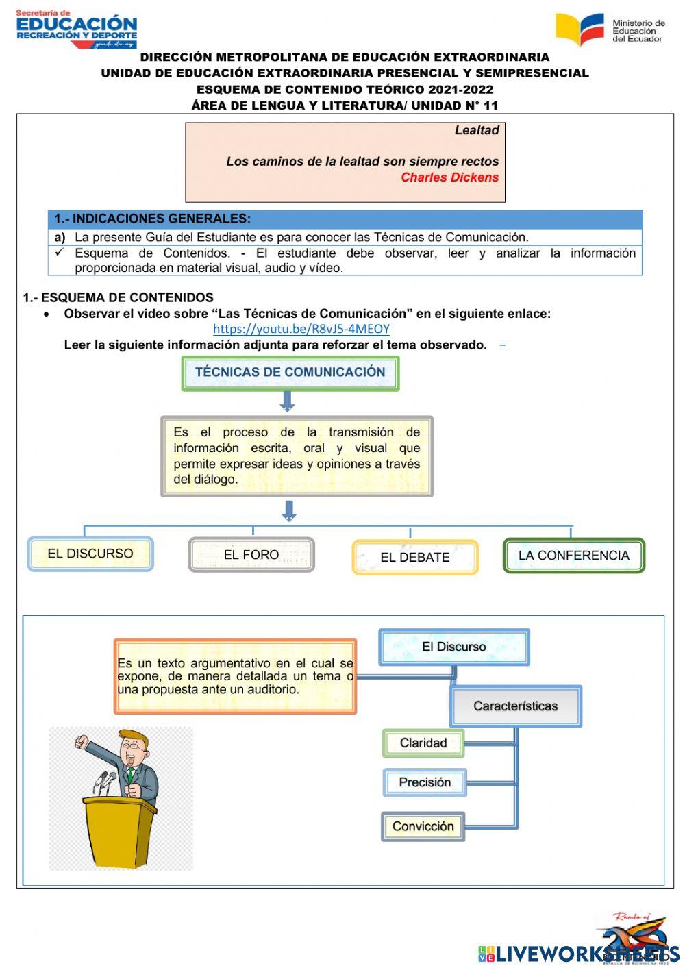 11. Técnicas de comunicación