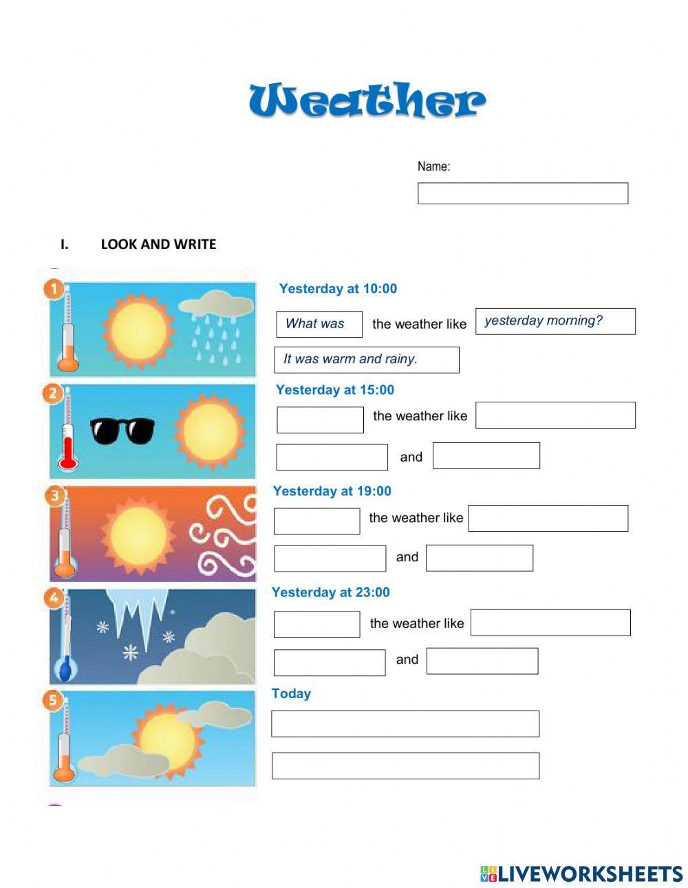 What was the weather like?