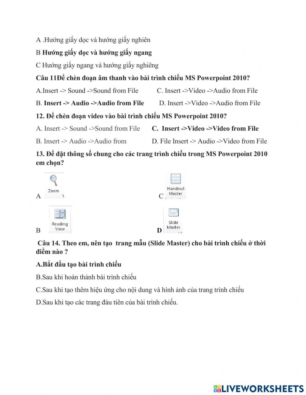 Đề kiểm tra tin học
