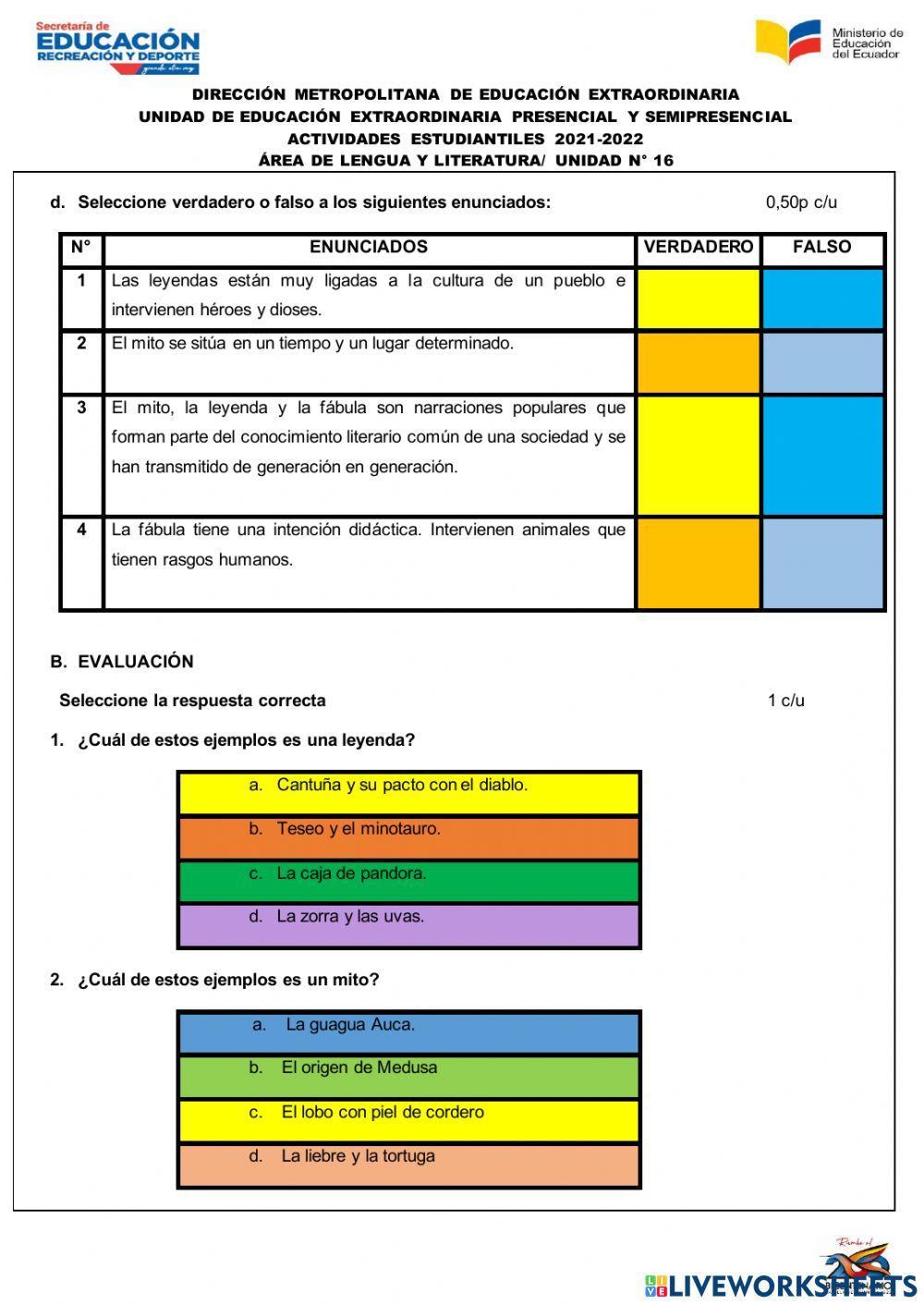 Tarea sem. 16 -  Textos narrativos