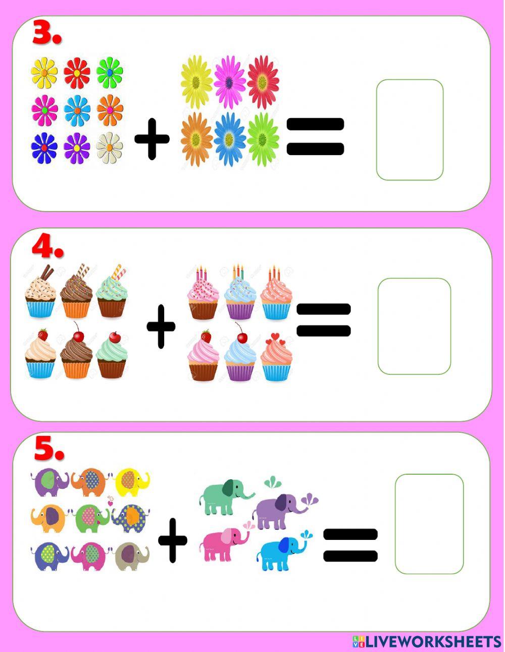 1742085 | Addition of Objects | Lea28 | LiveWorksheets