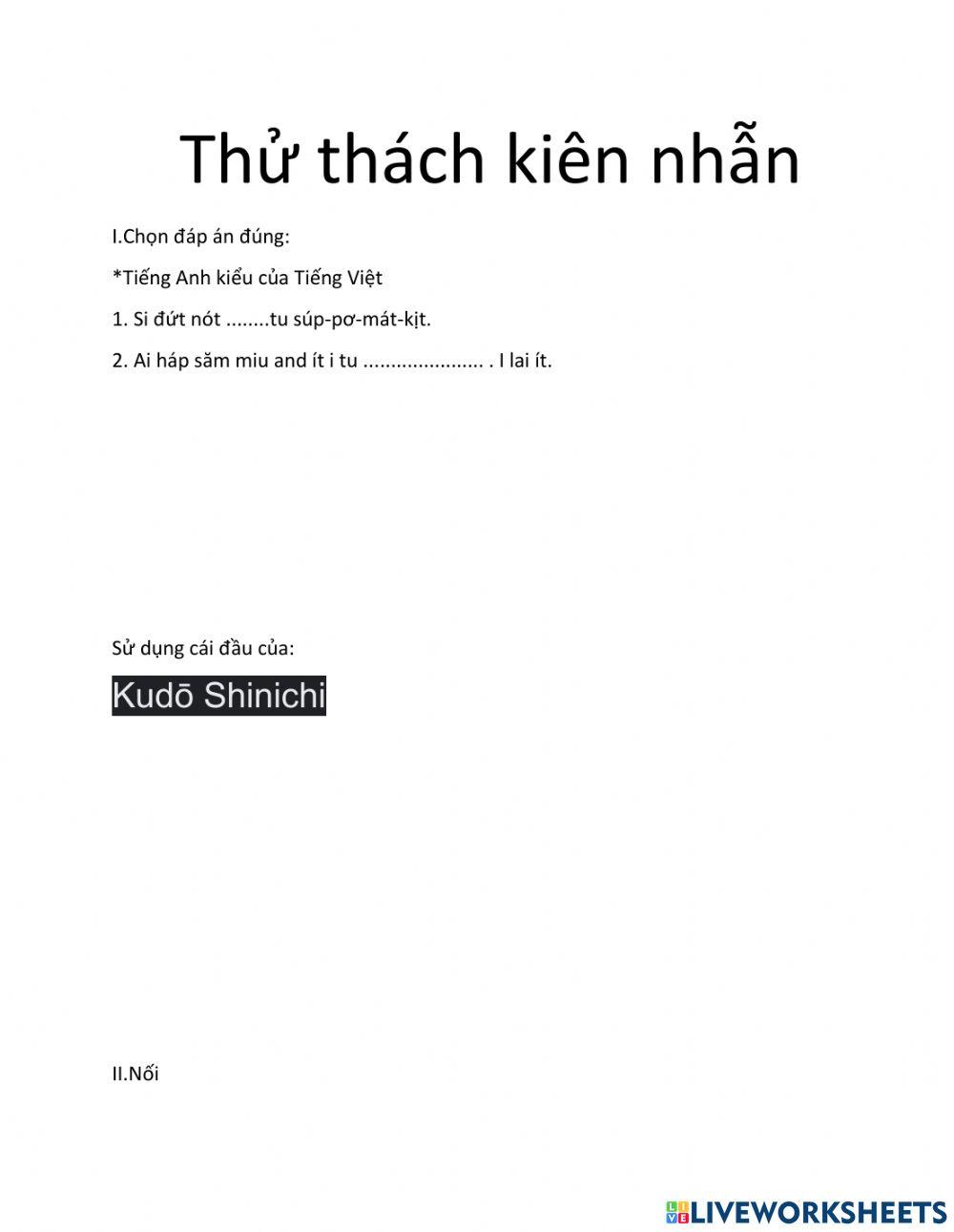 Thử thách kiên nhẫn. 99,99- ko 10điểm