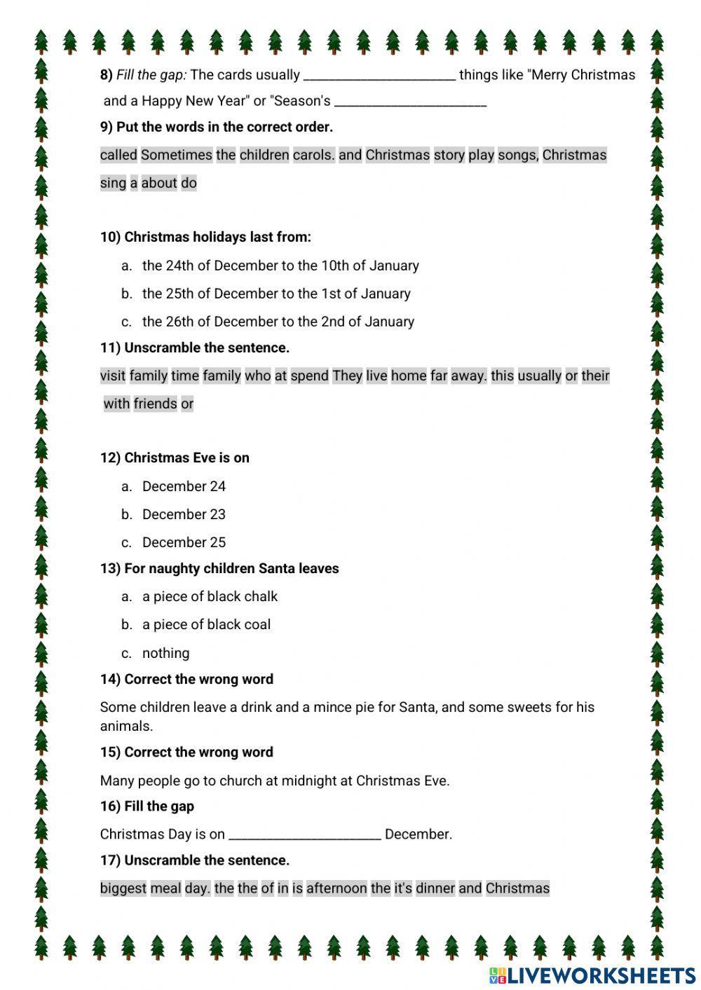 Christmas traditions in Great Britain