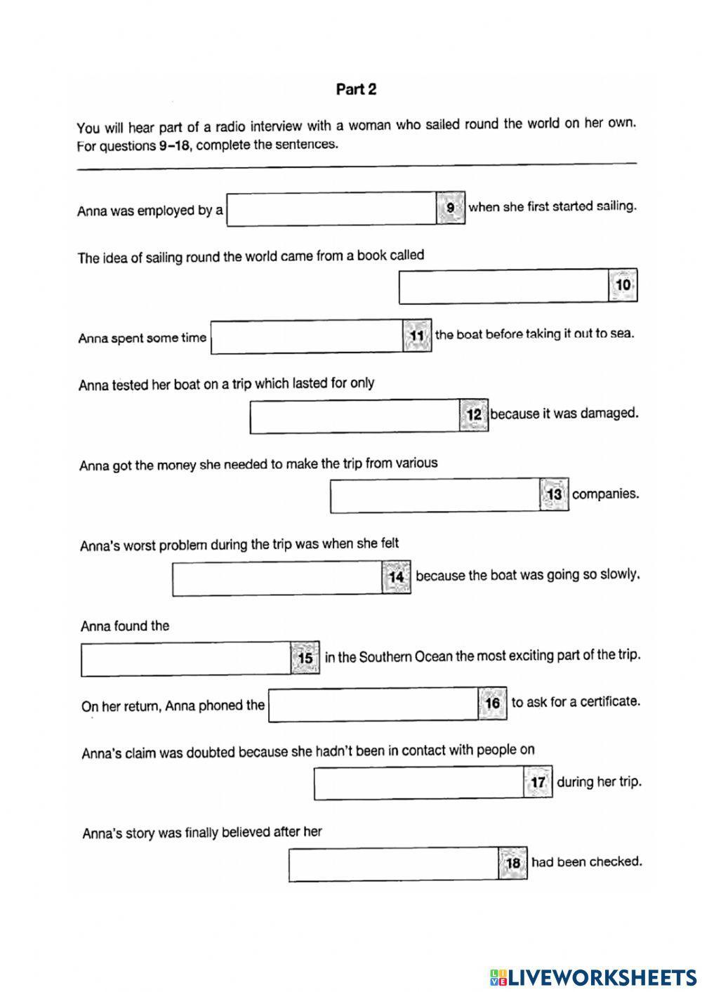 Listening practice 2 fce