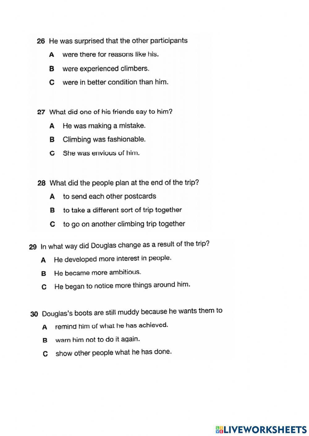 Listening practice 2 fce