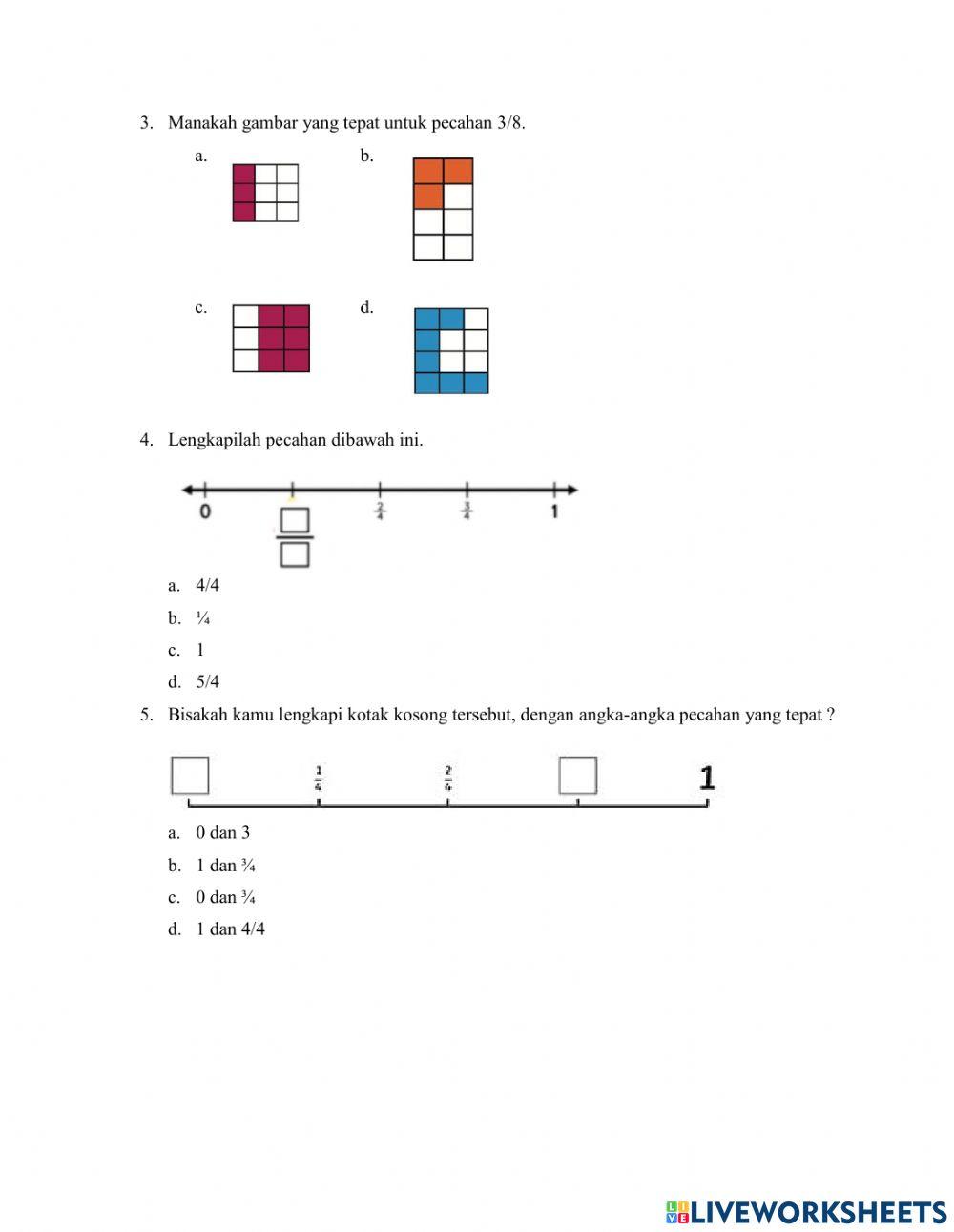 Math Grade 3 | Nurul Hanum Kharisma | Live Worksheets