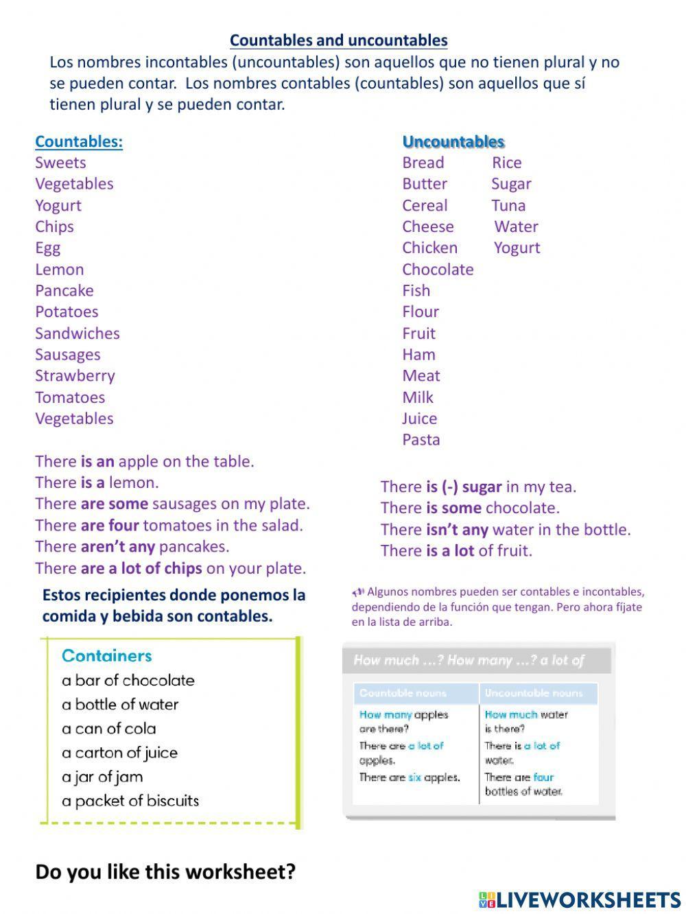 Contables uncountables