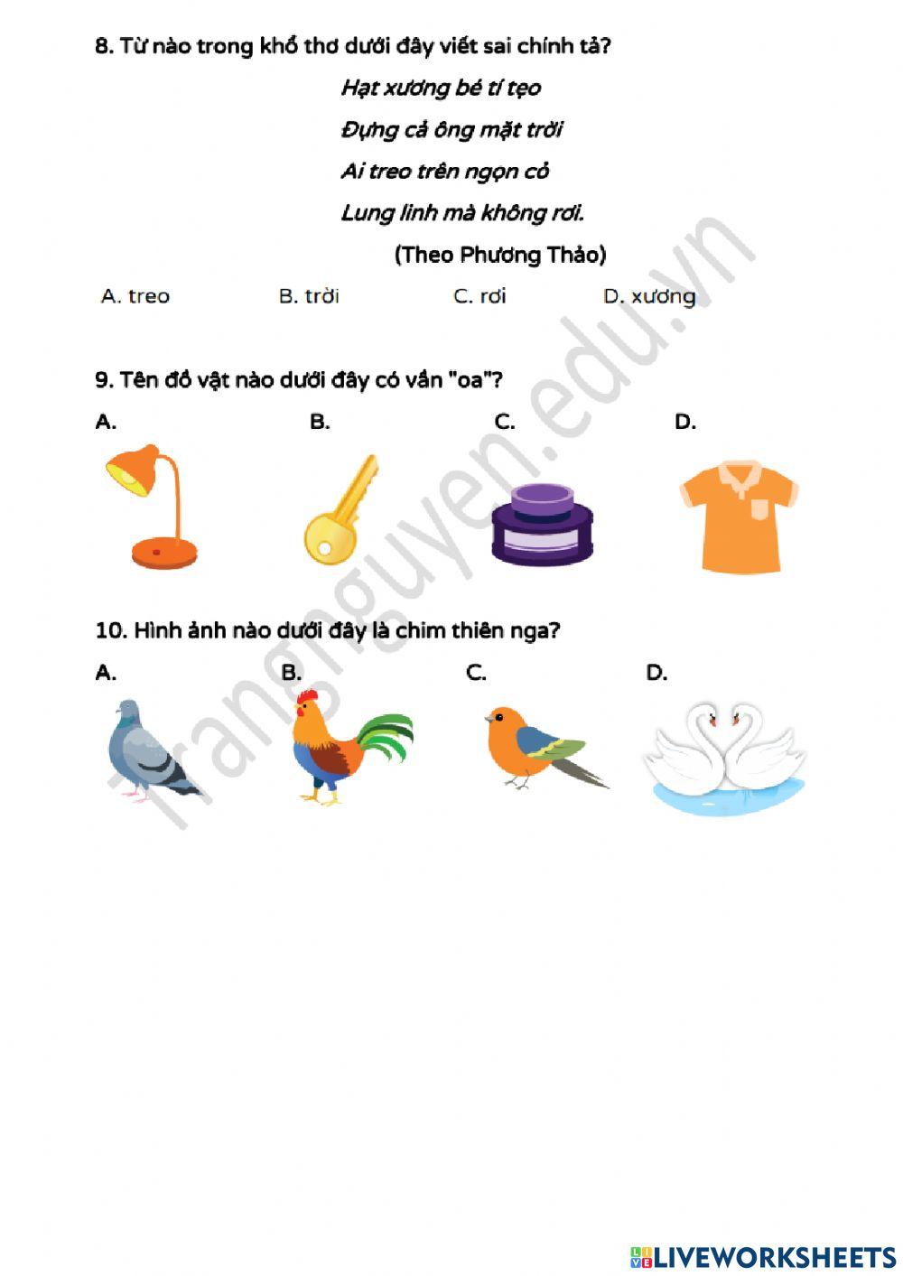 Luyện tập Tiếng Việt