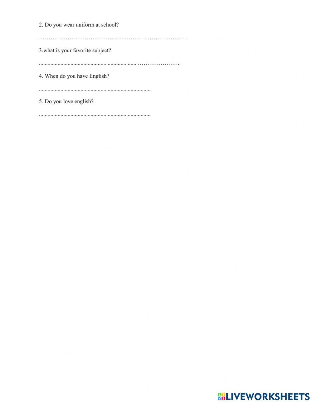 Tiếng Anh 7 - HK1 - Test 1