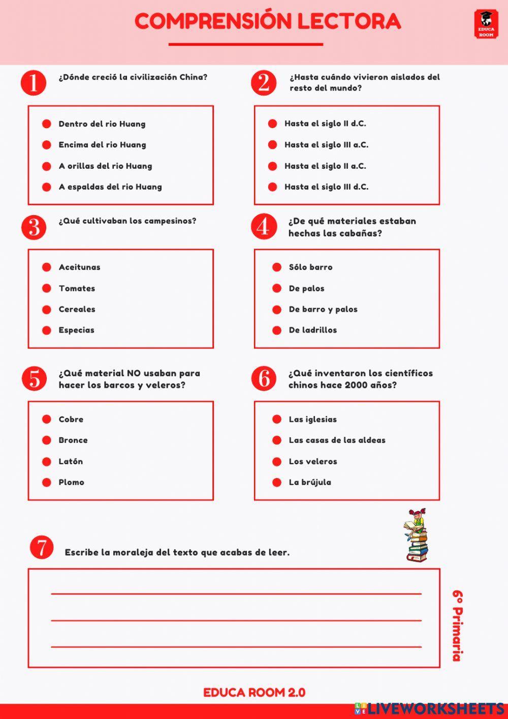 6º ud2 COMPRESIÓN LECTURA LENGUA