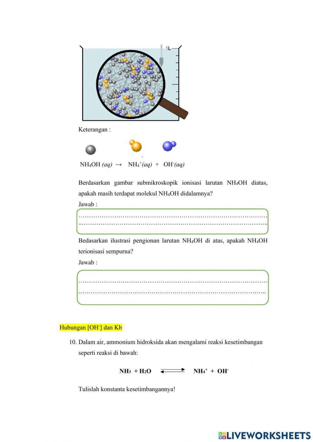 E-lkpd Lanjutan kekuatan asam-basa