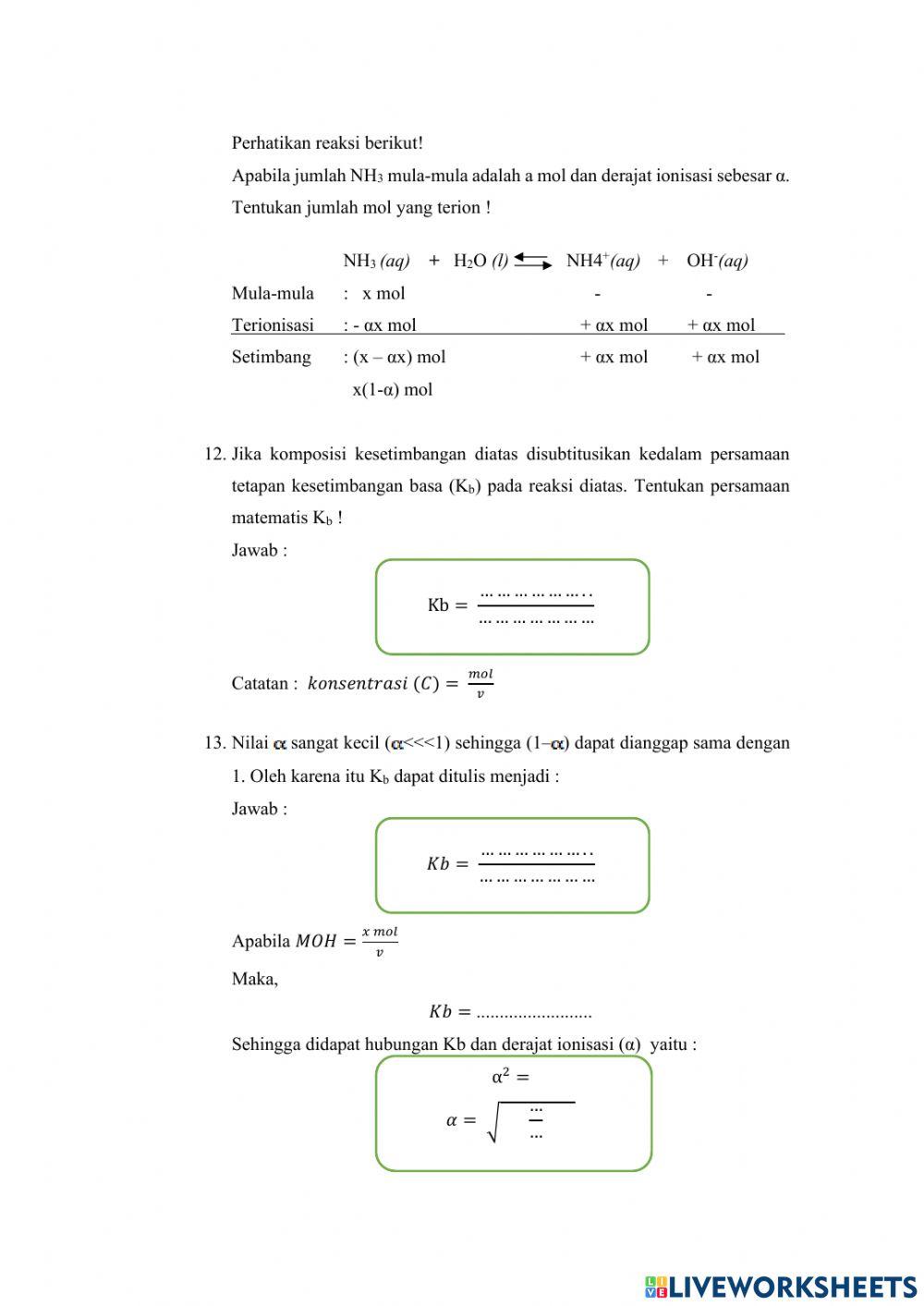 E-lkpd Lanjutan kekuatan asam-basa