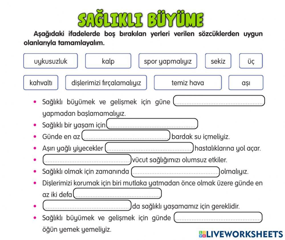 Sağlıklı Büyüme