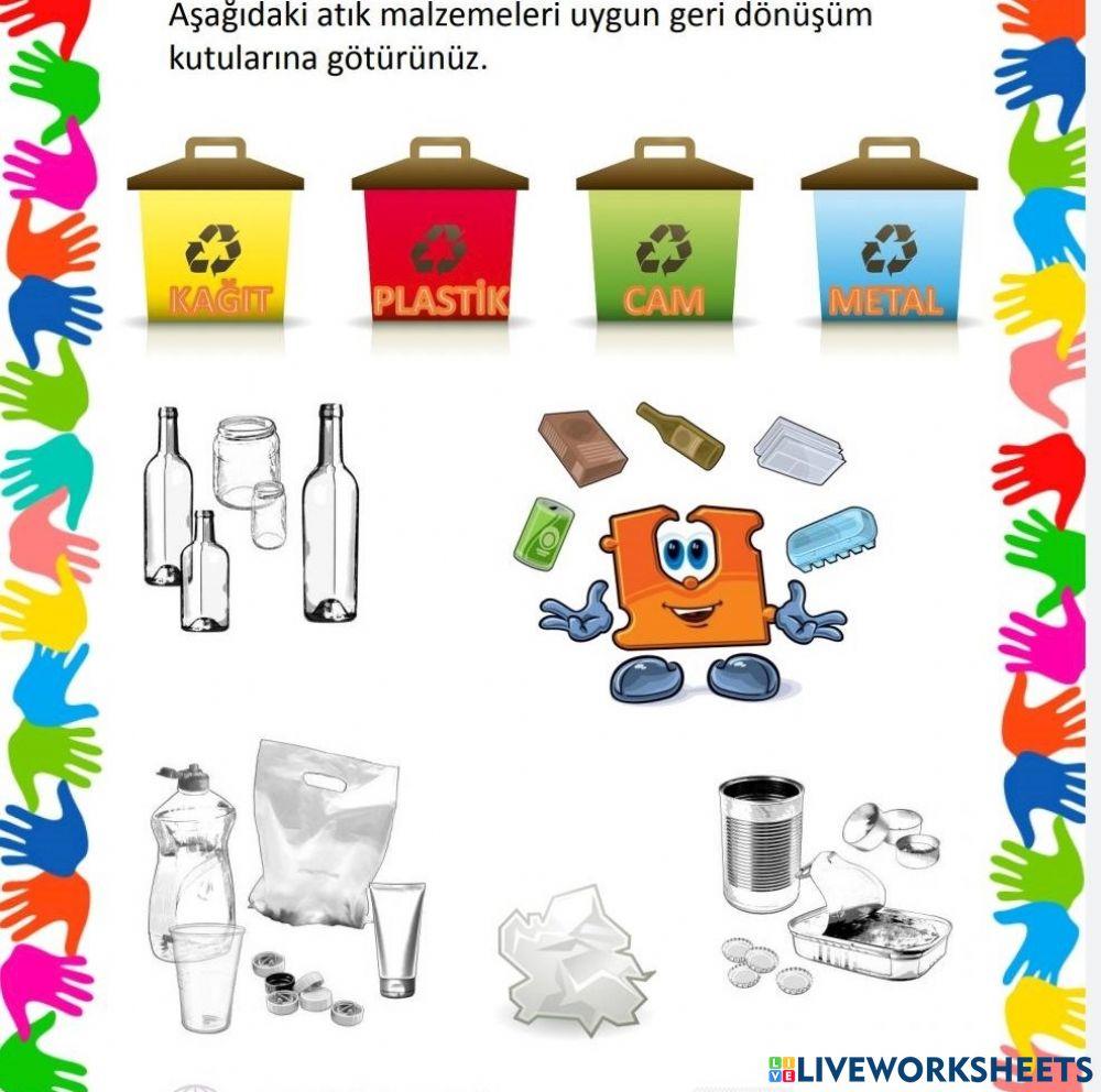 Geri dönüşüm eşleştirme çalışması