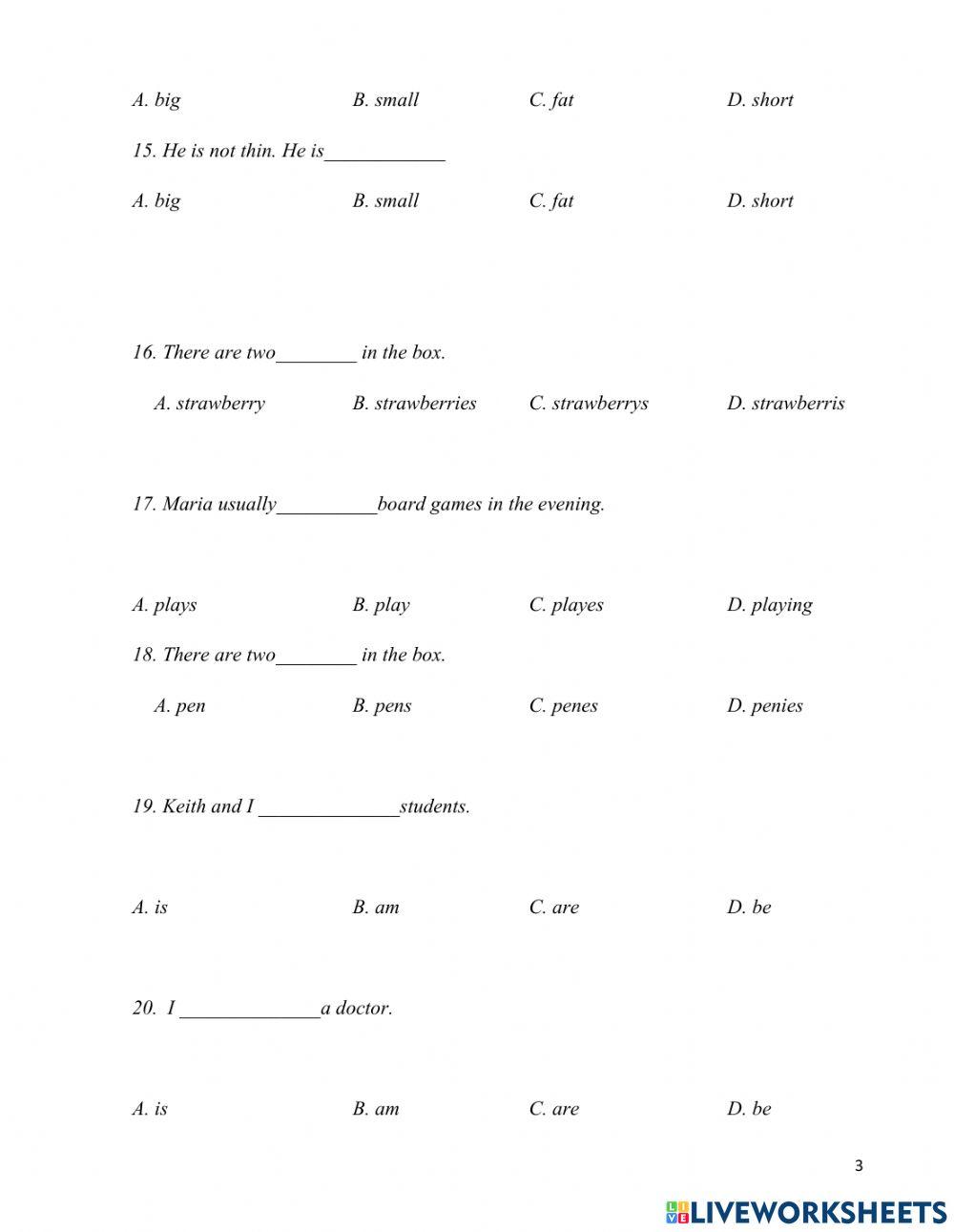 Revisin- english 6 - right on 18.12