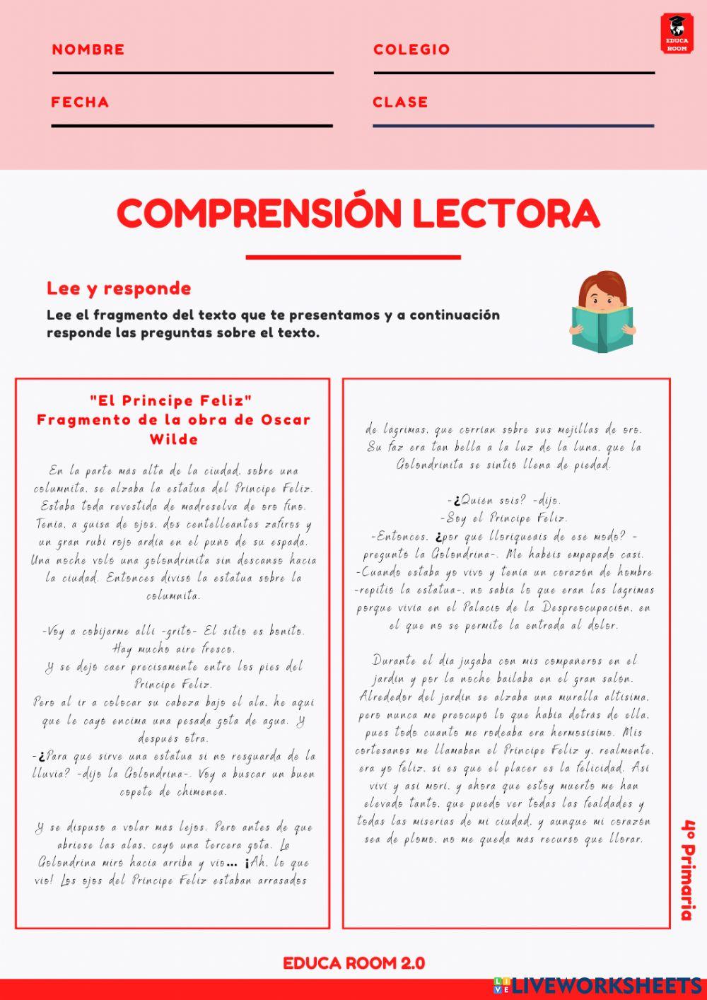 4º ud1 comprensión lectura lengua