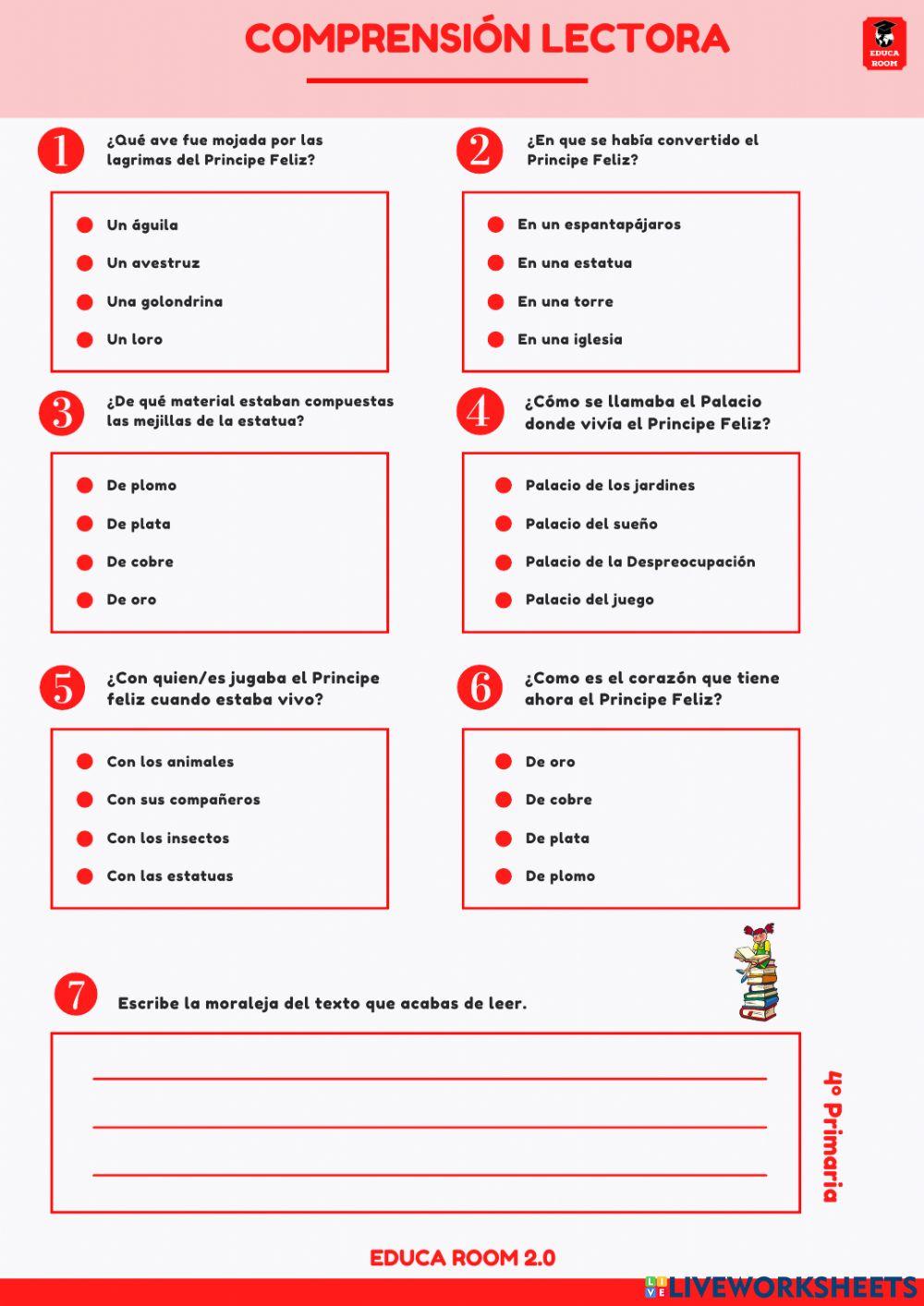 4º ud1 comprensión lectura lengua