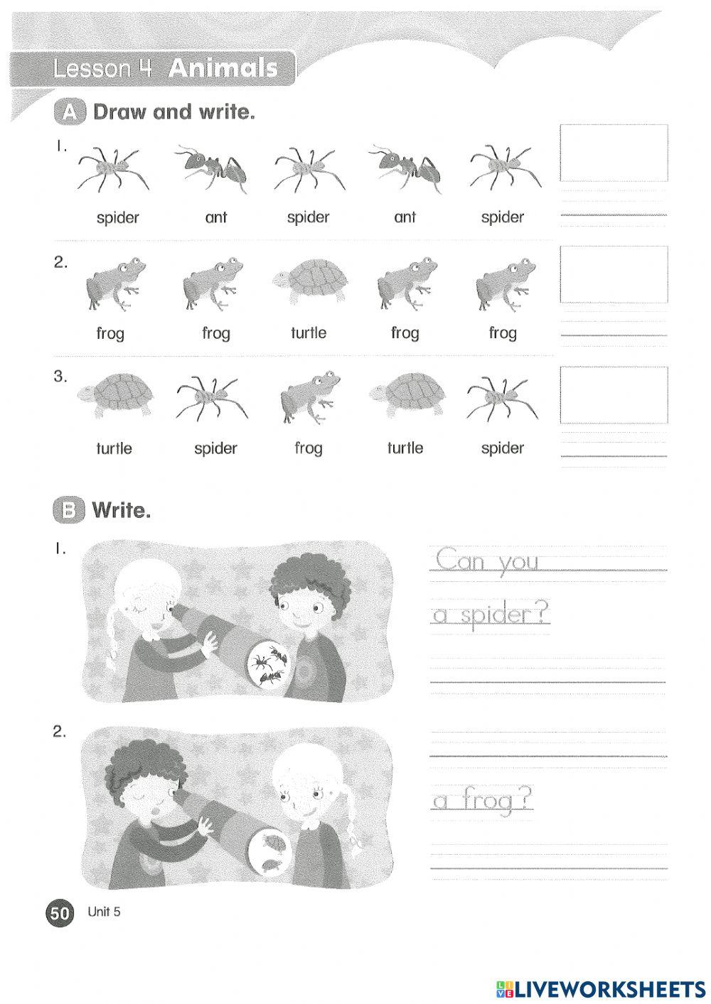 Everybody up 1 unit 5 lesson 2 online exercise for | Live Worksheets