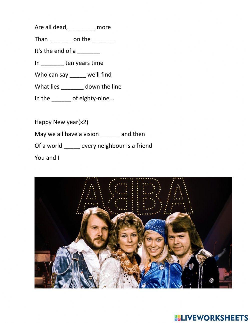 Happy New Year by Abba