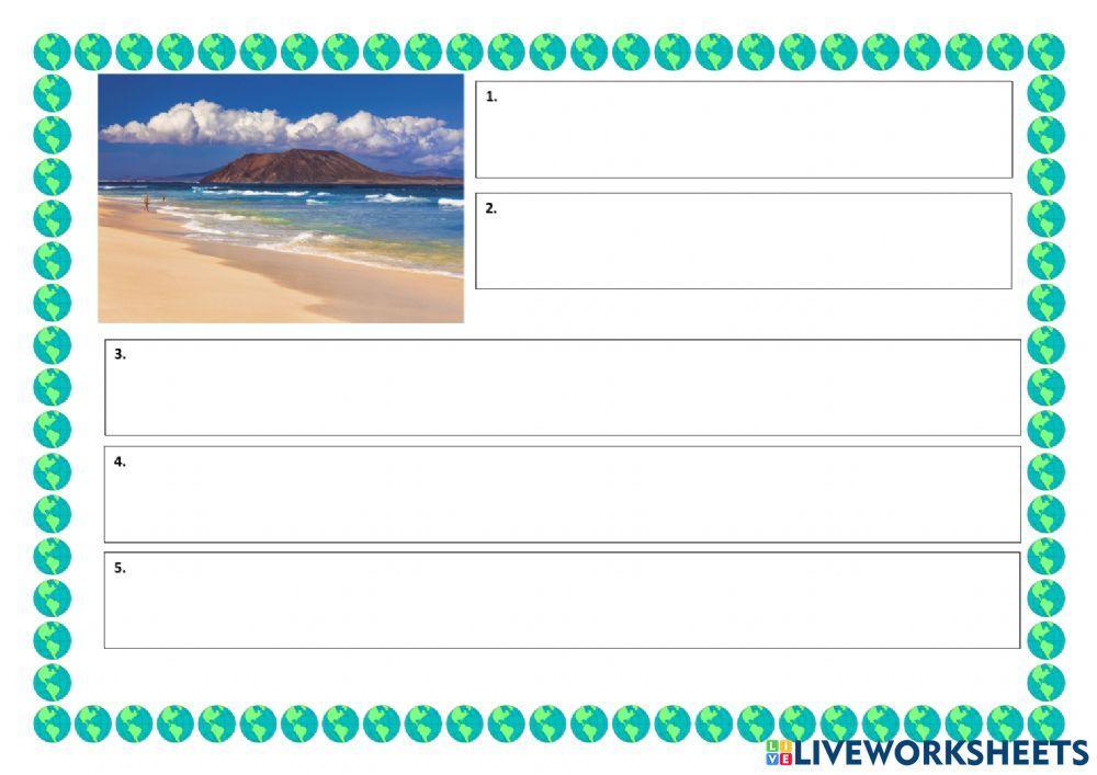 Descripción de un paisaje