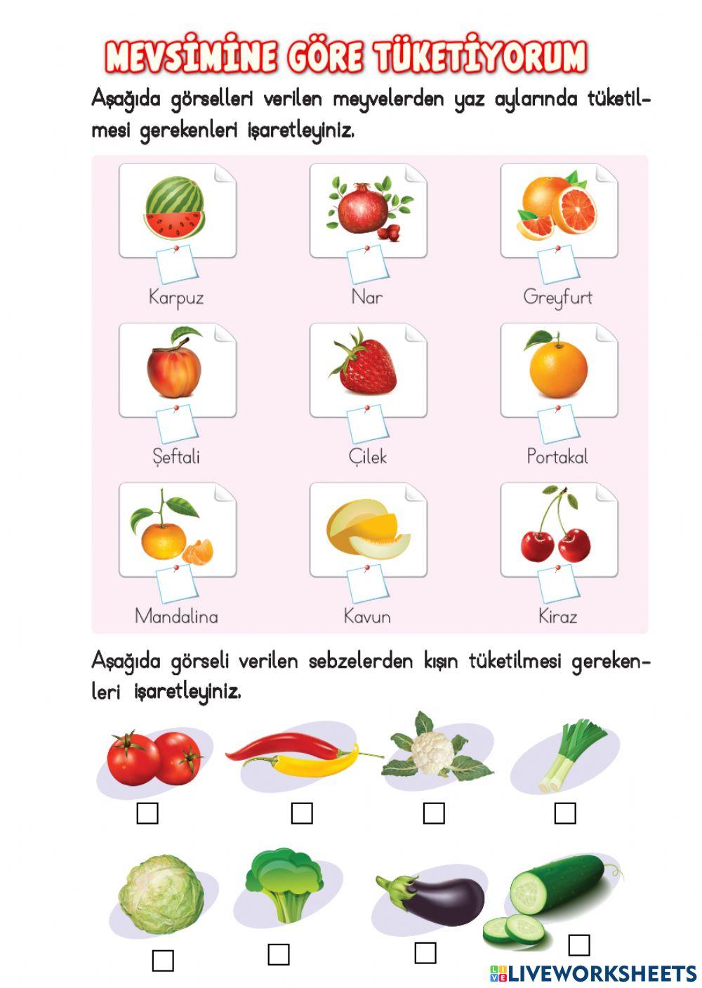 Mevsimine Göre Tüketiyorum