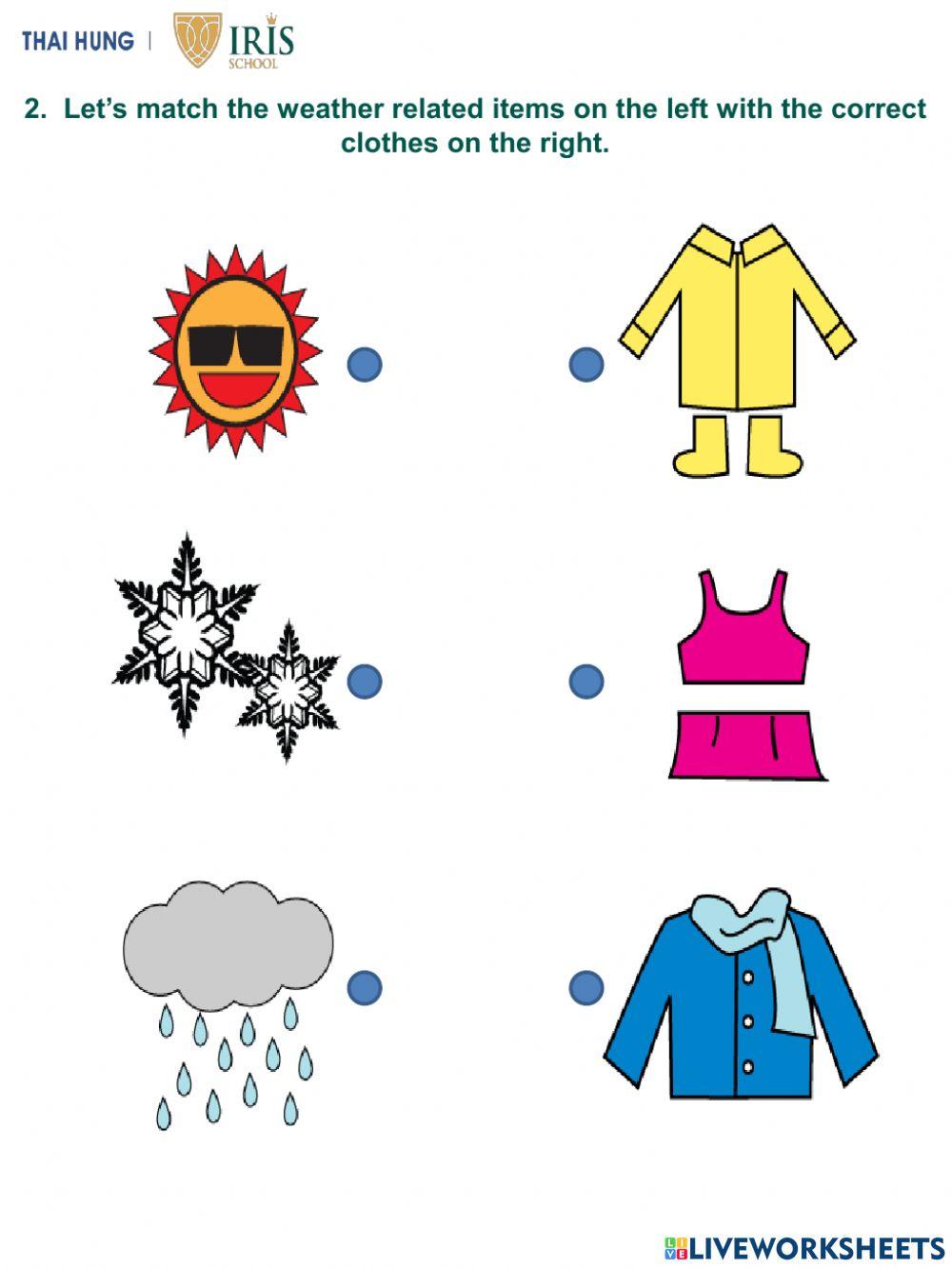 English-Moon-Worksheet about Weather 2