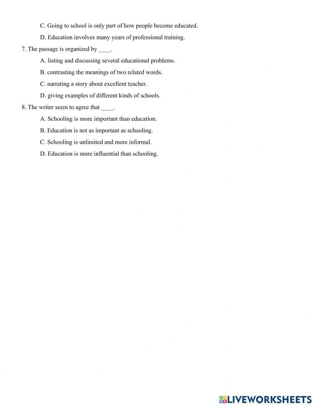 Unit 10. lifelong learning  part 2: reading