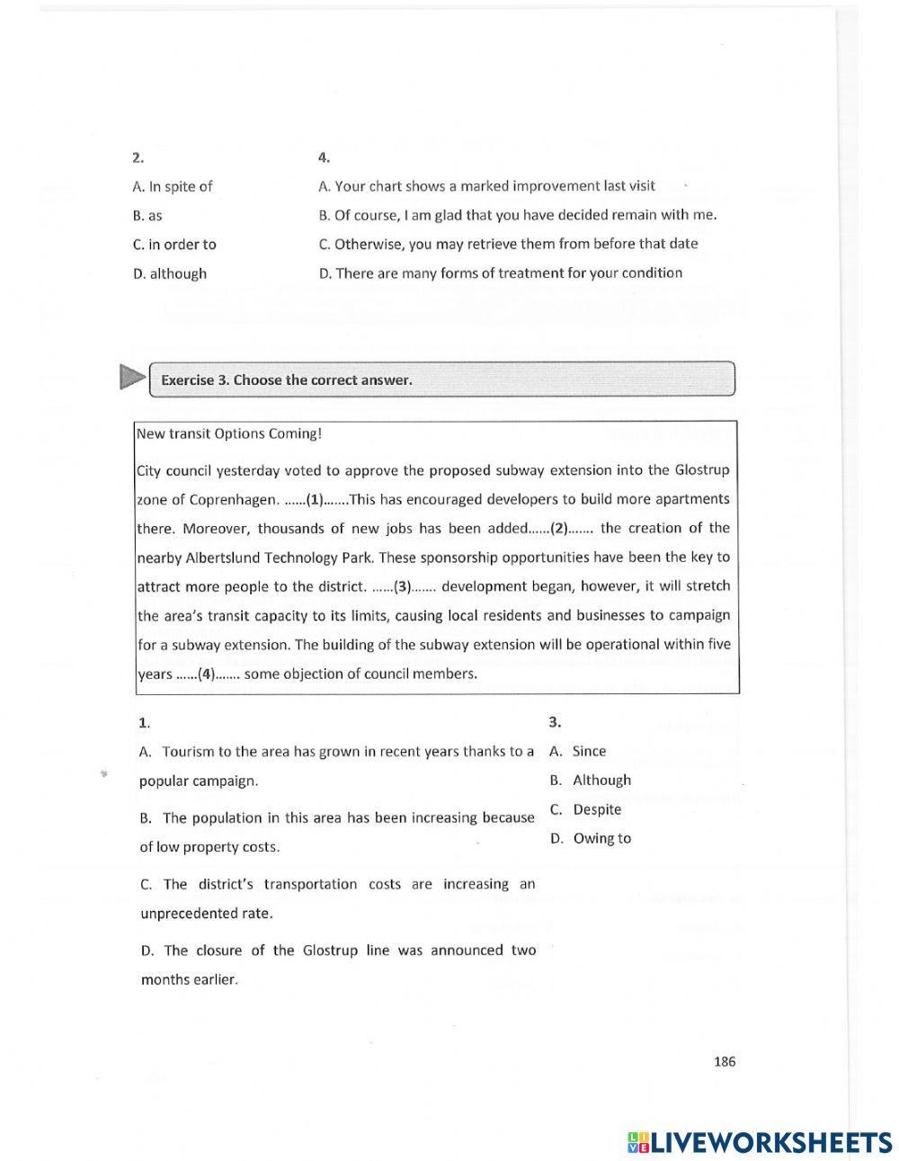 Unit 9 - prepositions