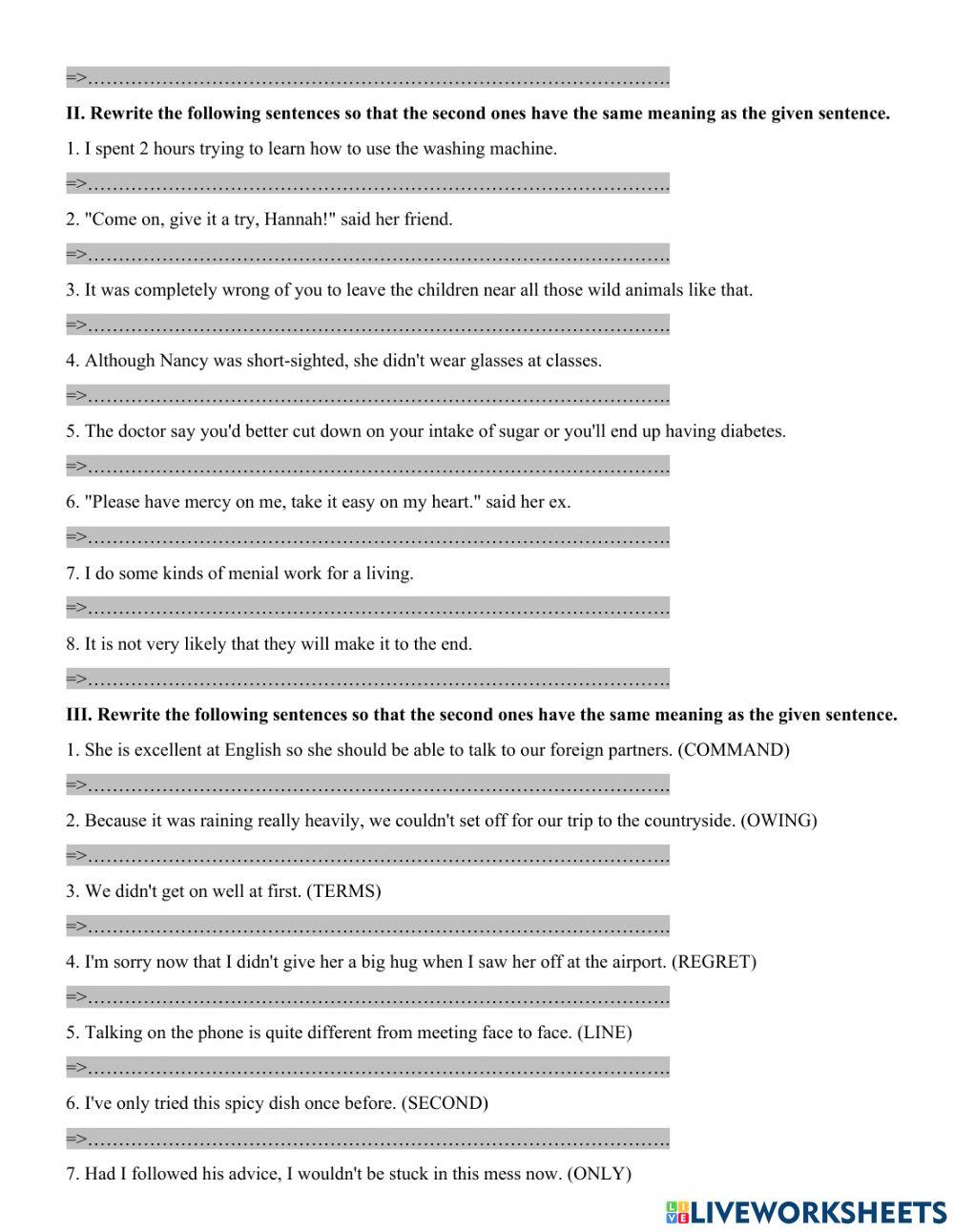 Unit 10. lifelong learning  part 2: writing
