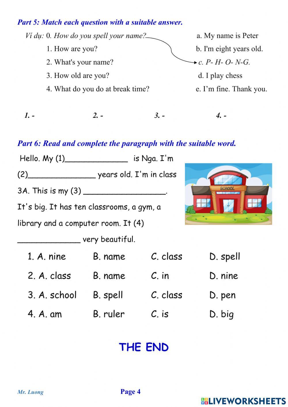 Tieng Anh lop 3 1st test 02