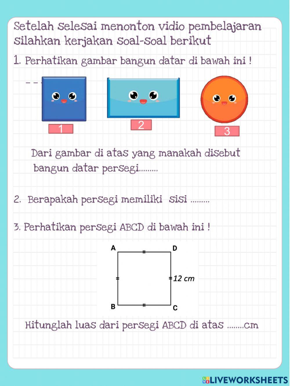 LKPD Luas dan Keliling Bangun Datar