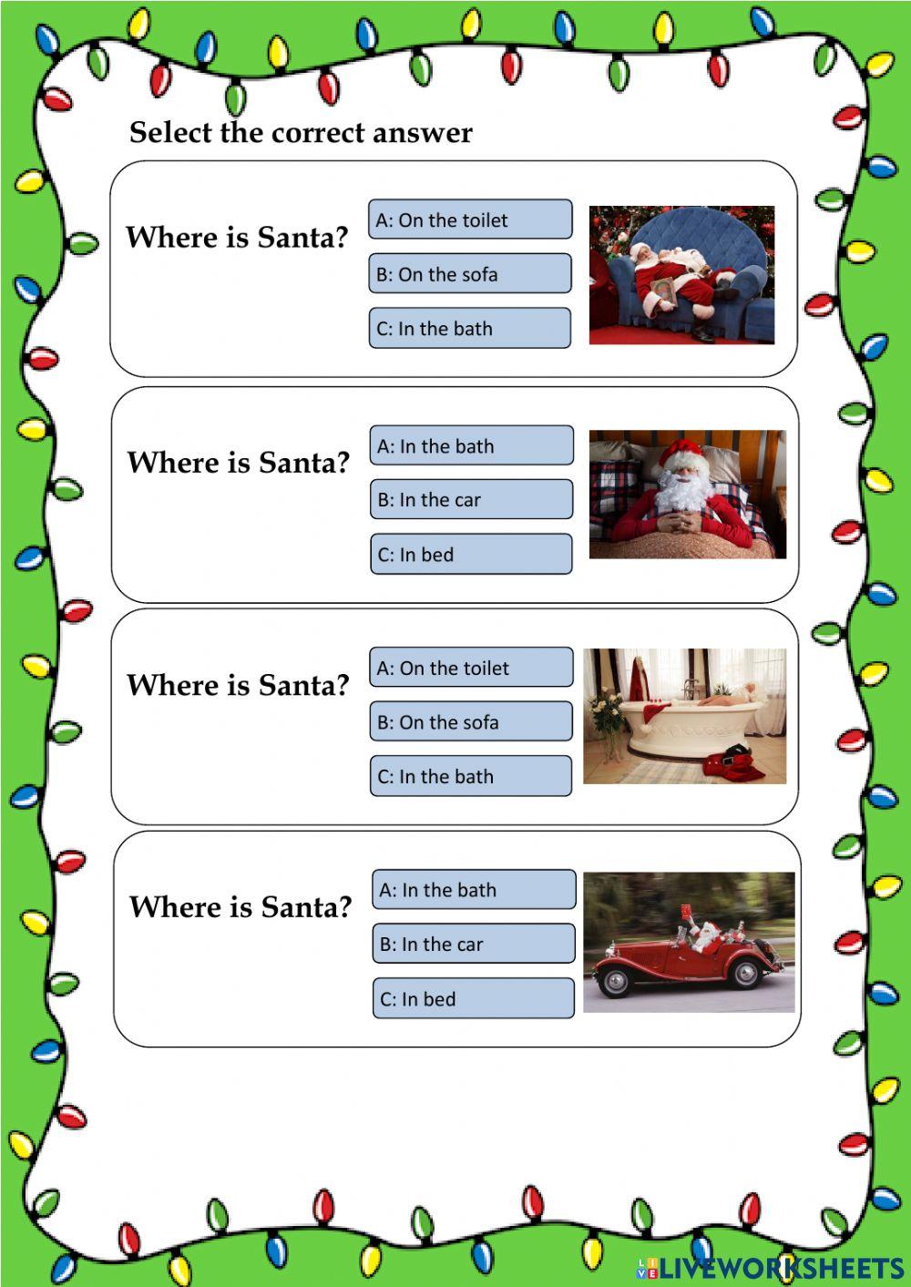 Where is santa?