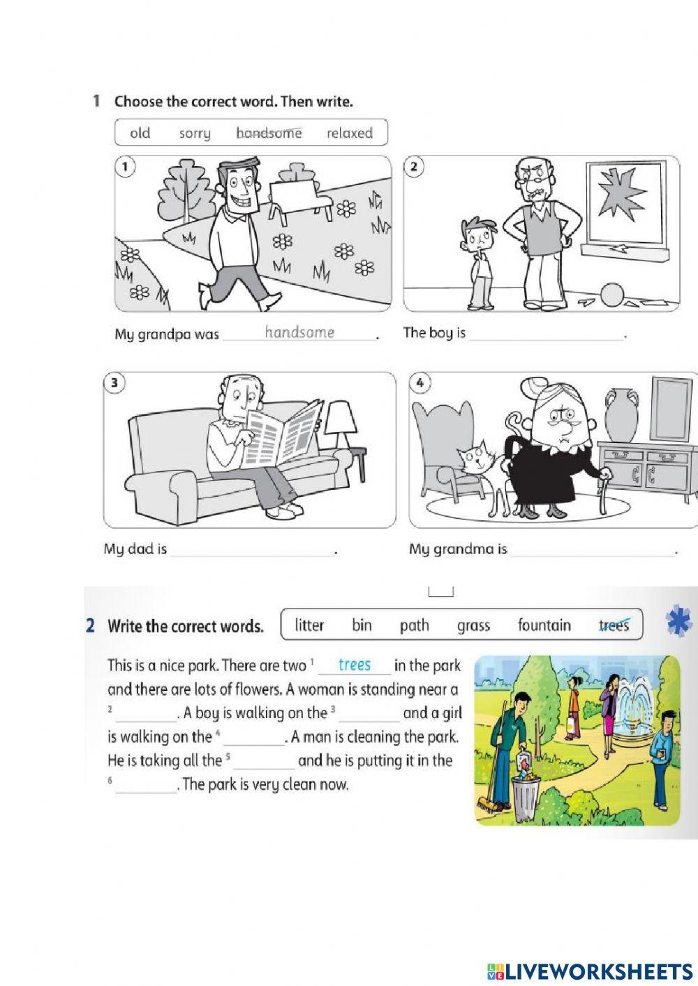 Family and friend 3 unit 12 liveworksheets 1743647