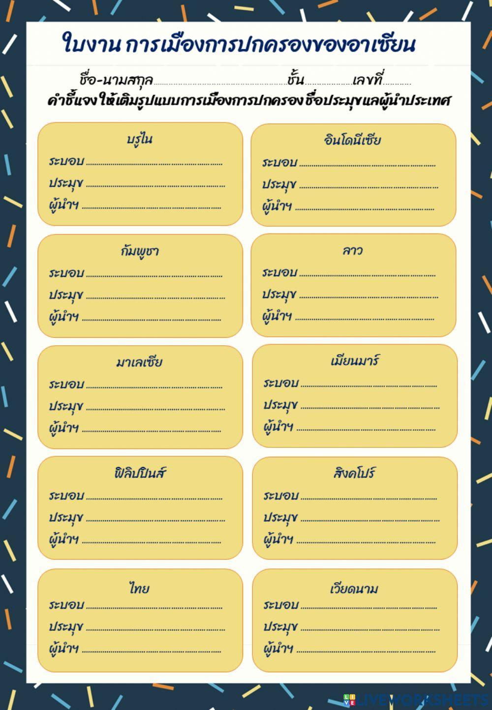 การปกครองอาเซียน