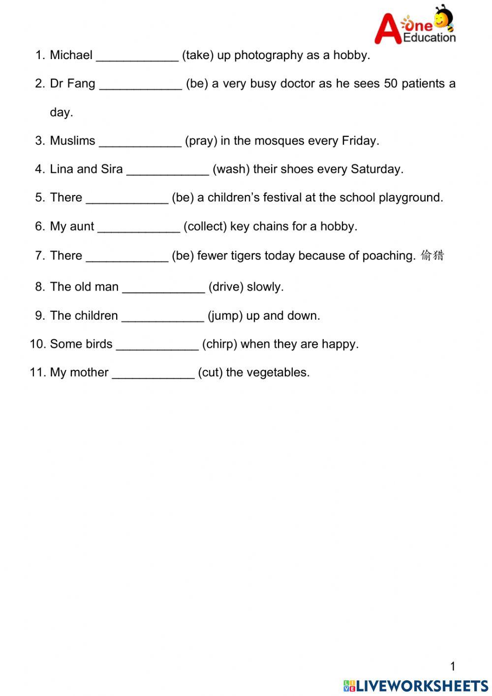 Simple Present Tense