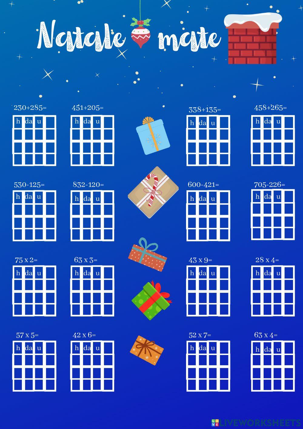 Operazioni in colonna