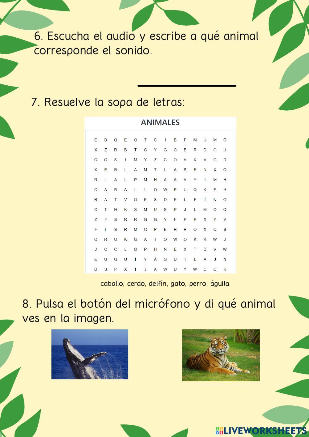 Los animales