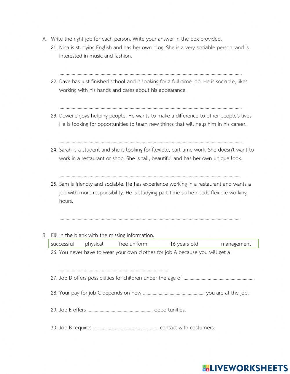 midterm test 2nd term