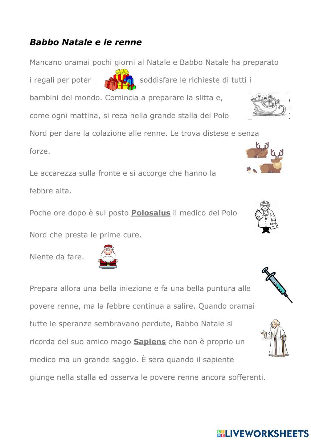 Babbo Natale e le renne