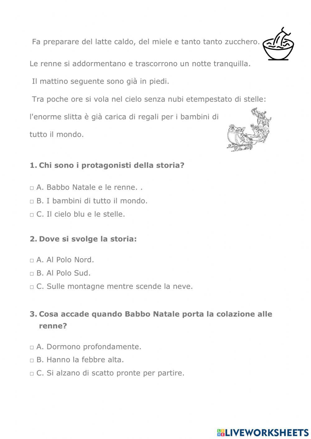 Babbo Natale e le renne