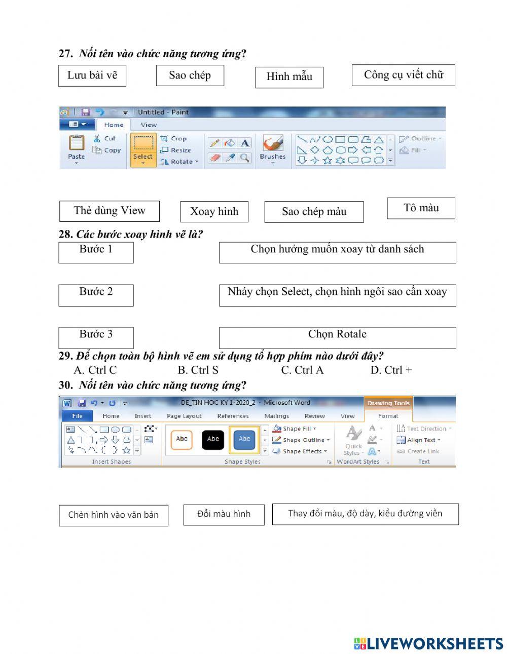 Đề cương ôn tập lớp 4